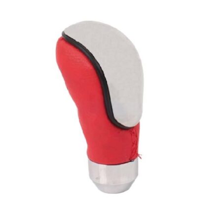 Gear Knob Universal Silver/Red