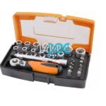 Hoteche Mini Socket Set 25 Piece 1/4 Drive With Ratchet