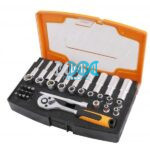 Hoteche Socket Set 37 Piece 1/4 Drive With Ratchet