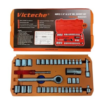 Hoteche Socket Set 40 Pieces 1/4 Drive