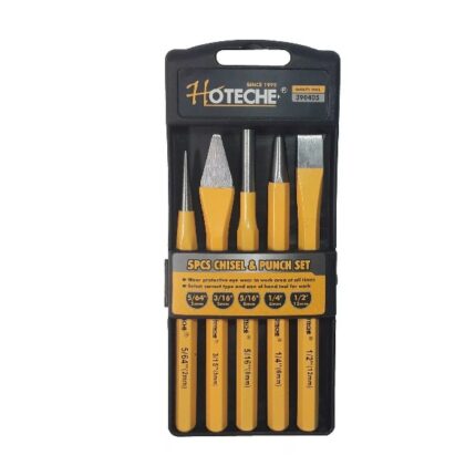 Hoteche Cold Chisel Set 5 Pieces - Chrome Vanadium Steel