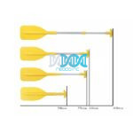 Extendable Oars Pp/Aluminum 53-106Cm