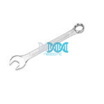 24mm Chrome Comb Spanner Economy