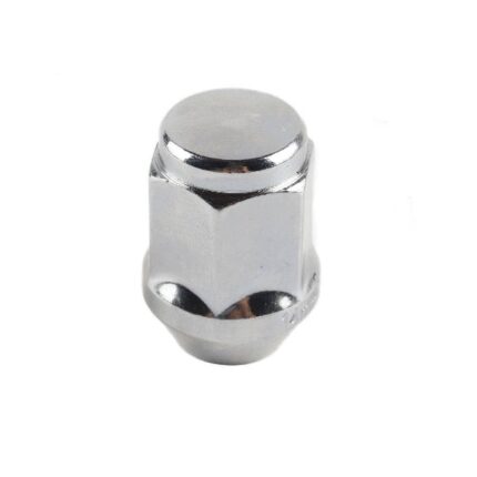 Chrome Nuts 12X1.25mm Flat Dome 19Hd