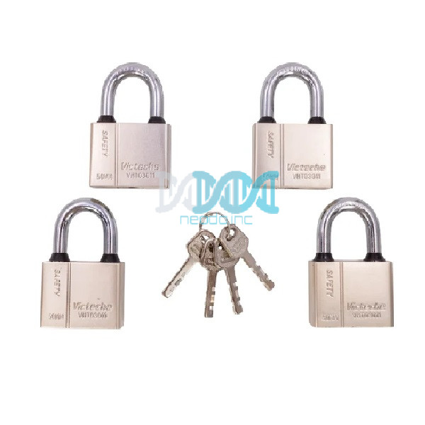 NEO-17118 Iron Pad Lock 50mm Set Key Alike 4 Pieces