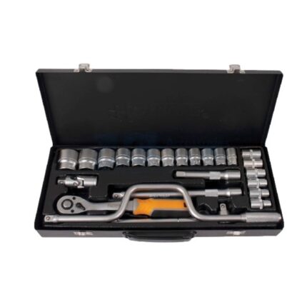 Hoteche 24-Piece Socket Set - 1/2 Inch Drive (with Case)