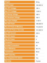 Solis S6 150kW 3 Phase Grid Tied Inverter with 7x MPPT