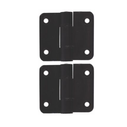 Canopy Hinge Powder Coat Black Set