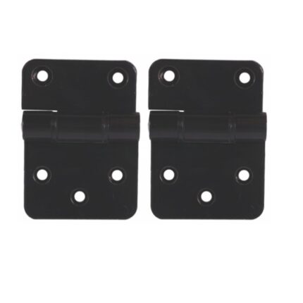 Canopy Hinge Powder Coat Black Set