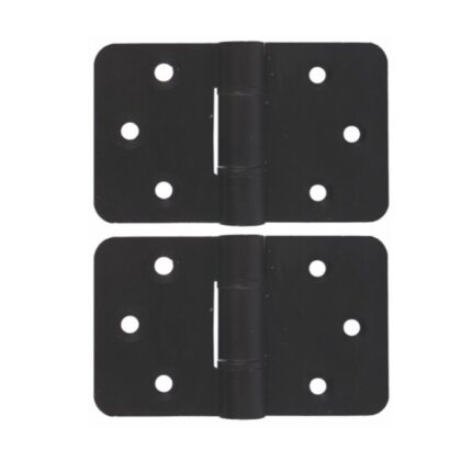 Canopy Hinge Powder Coat Black Set