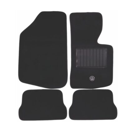 Carpet Set Golf / Jetta 1 Black 4 Piece
