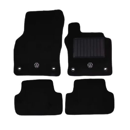 Carpet Set Golf / Jetta 8 Black 4 Piece