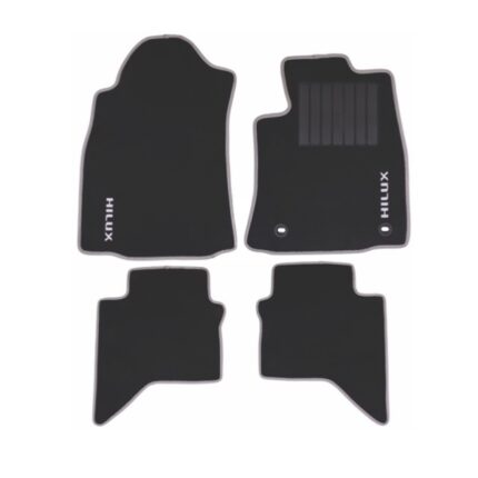Carpet Set Hi-Lux Black 4 Piece