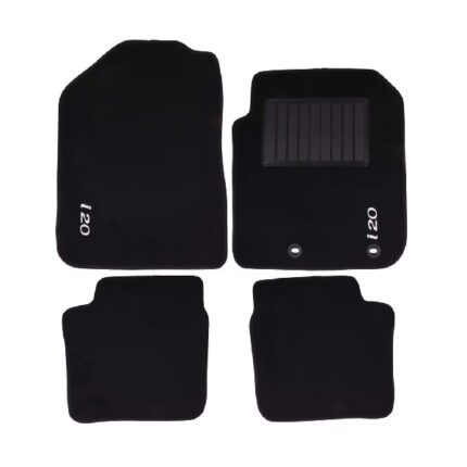 Carpet Set Hyundai I20 Black 4 Piece