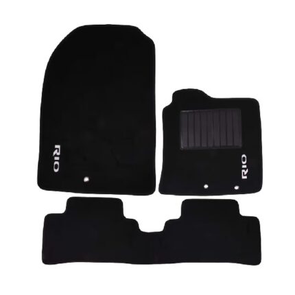 Carpet Set Kia Rio Black 4 Piece
