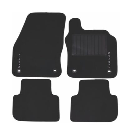 Carpet Set Volkswagen Tiguan Black 4 Piece
