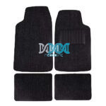 Carpet Set Universal 4 X 4 Black 4 Piece