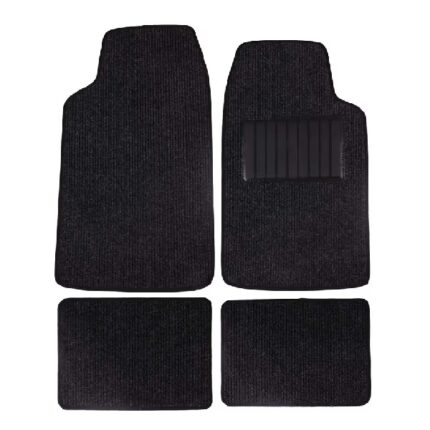 Carpet Set Universal 4 X 4 Black 4 Piece