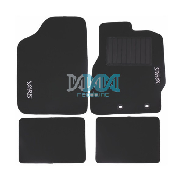 NEO-17653 Carpet Set Yaris Black 4 Piece