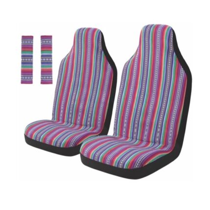 Car Seat Covers Covers Front Multi-Color Stripe