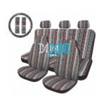 Car Seat Covers Covers Multi-Color Stripe