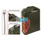 Jerry Can 20Lt Un/Ce With Screw Cap & Spout