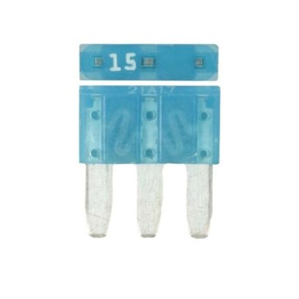 3 Pin Blade Fuse 15Amp 100 Piece Pack