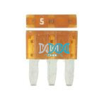 3 Pin Blade Fuse 5Amp 100 Piece Pack