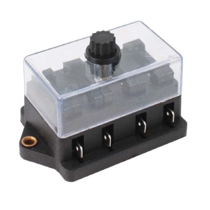 Blade Fuse Box With 4 Fuse Capacity.