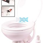 Seaflo Electric 12V Regular Marine Toilet White