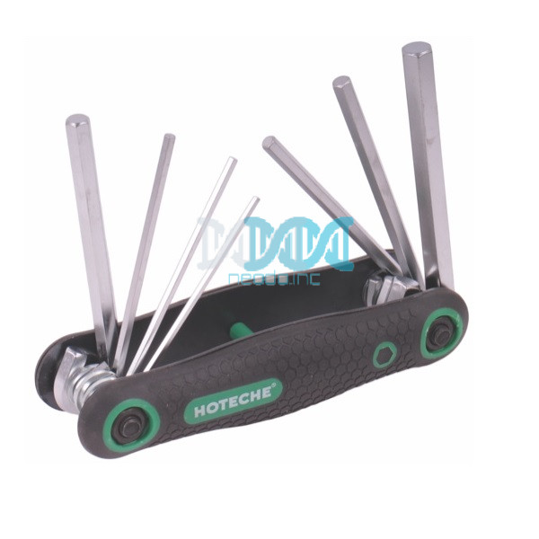 NEO-17717 Folding Hex Key Set 8 Pieces