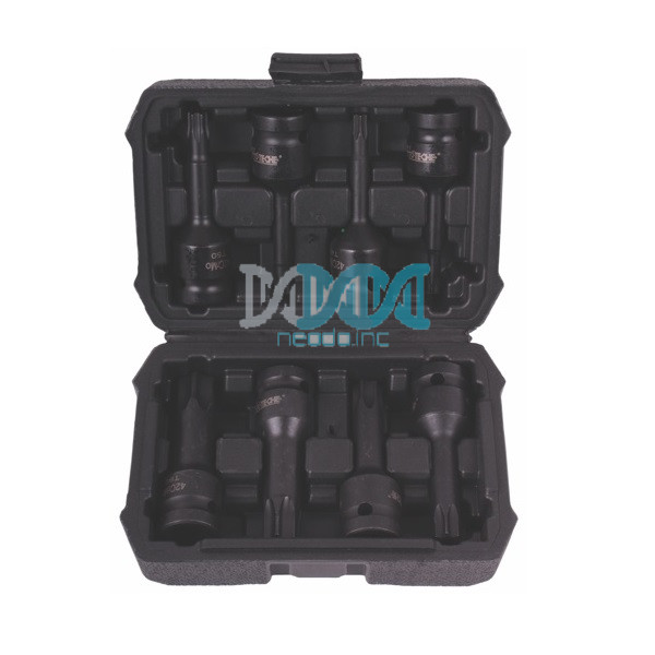 NEO-17832 Hex Bit Socket Set Impact 1/4 Drive (T) 8 Pieces