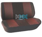 Seat Cover Bench Front Set 2 Piece Red