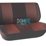 Seat Cover Bench Front Set 2 Piece Red