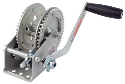 Winch 2000Lb With Double Gear