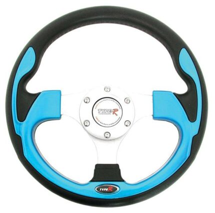 DISCONTINUED - 300mm Steering Wheel Blue