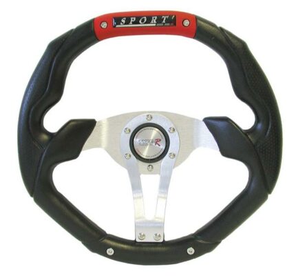 DISCONTINUED - 350mm Pvc Steering Wheel - Red