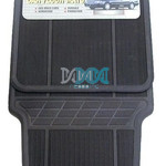 4 Piece Rubber Car Mat Black