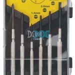 6 Piece Jewellers Screw Driver Set - 3 Piece Phillips - 3 piece Flat