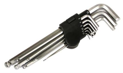 9 Piece Ball Point Hex Key Wrench