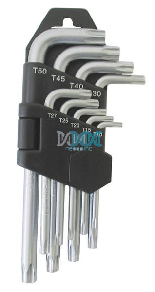9 Piece Offset Torx Key Set