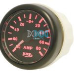 Amp Meter With Amp Sensor 52mm Black