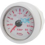 Amp Meter With Amp Sensor 52mm White