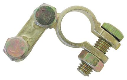 Batt Terminal Positive Brass Plate