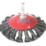 Bevel Brush Knotted With Shaft 100mm