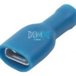 Blue Female Terminal 6.3mm - 100 Pieces