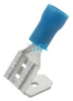 Blue Piggy Back Terminal 6 3mm - 100 Pieces