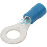 Blue Ring Terminal 6.4mm - 10 Pieces