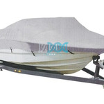 Boat Cover Heavy Duty 17-19Ft - Silver