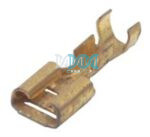 Brass Female Socket Terminal - 6 - 3mm - 10 Pieces